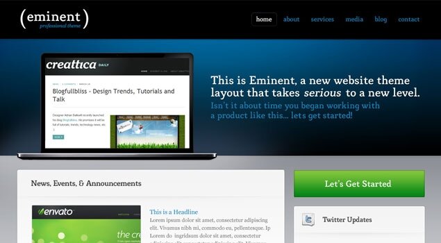 Eminent, an ultra clean & professional layout // Author: epicera (Price: 10USD)