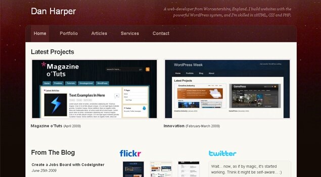danharper - British web designer, developing mainly for WordPress