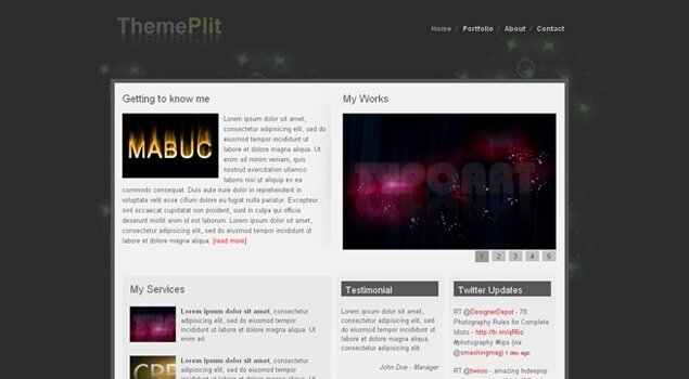 ThemePlit (Homepage)