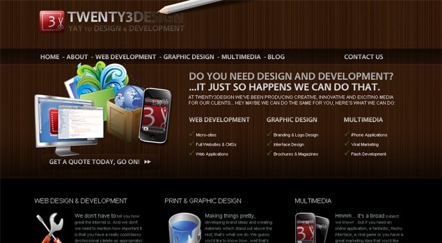 Twenty3design.co.uk - Yay to Design & Development