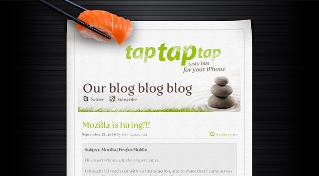 Tap Tap Tap Blog