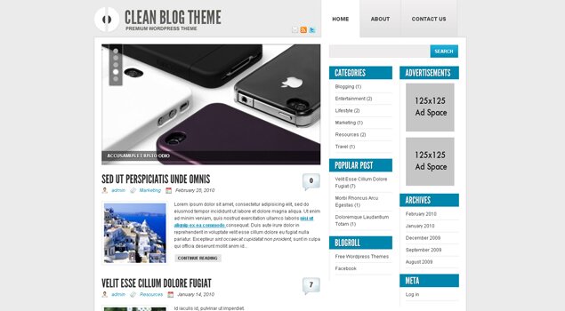 Clean Blog Theme