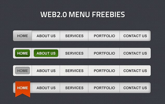 Web 2.0 Menus