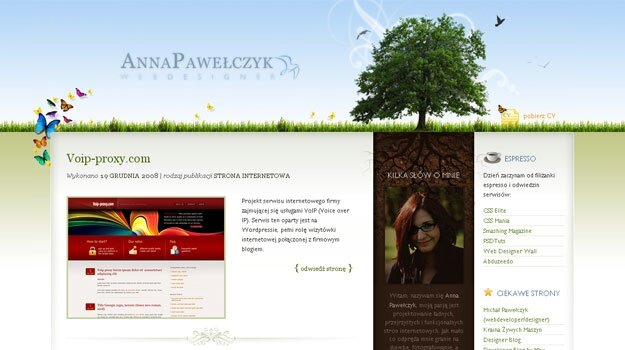 Anna Pawelczyk Webdesign Portfolio