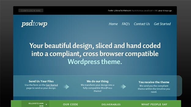 PSD to WordPress Theme Coding