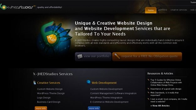 website design & web development services - X-JHEDStudios (Kitchener, ON)
