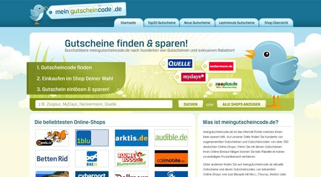 Gutscheine und Gutscheincodes finden & sparen