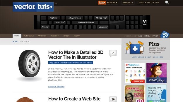 Vectortuts - Adobe Illustrator & Vector Tutorials
