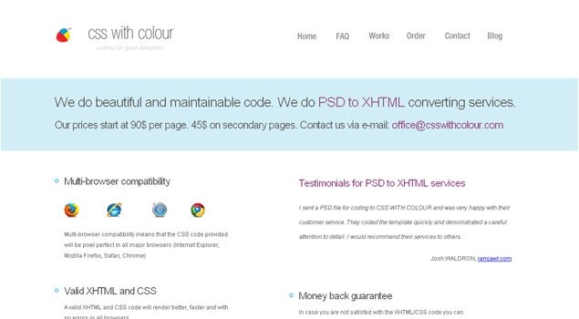 CSS with Colour