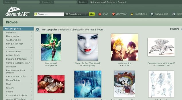 deviandeviantART: where ART meets application!