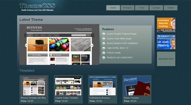 ThemeCSS - Free and Premium CSS Templates