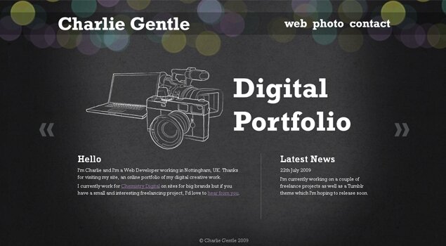 Digital Portfolio - Charlie Gentle