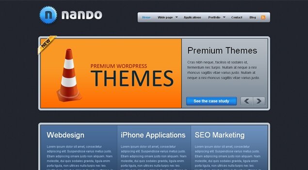 NANDO - Premium WordPress Theme // Author: rascals (Price: 32USD)<br /> 