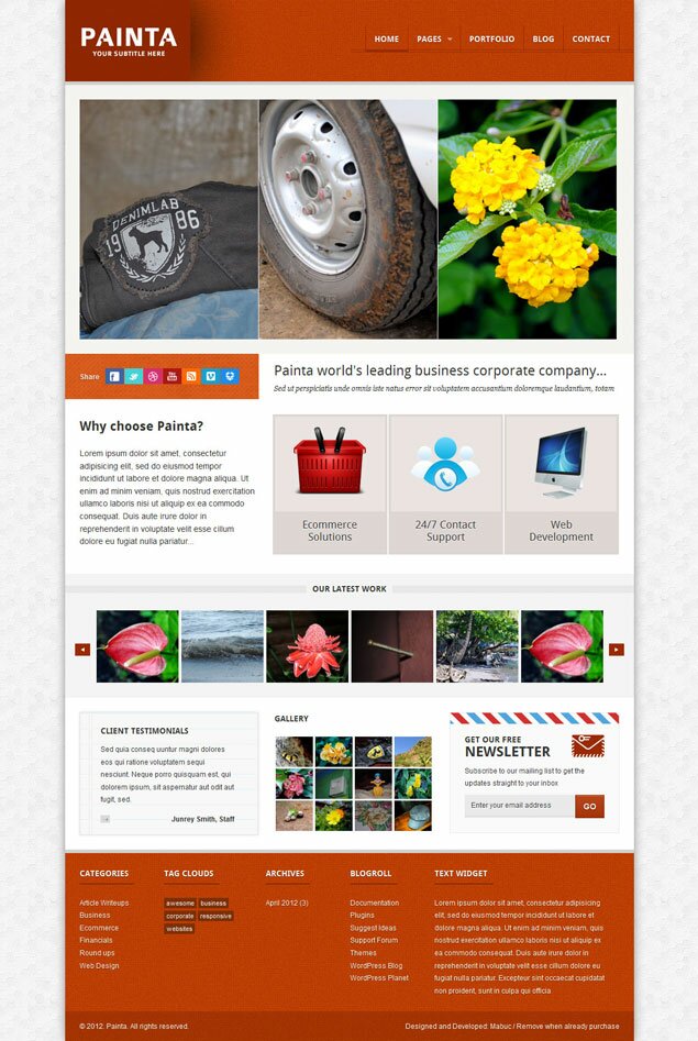 Painta: Business WordPress Theme